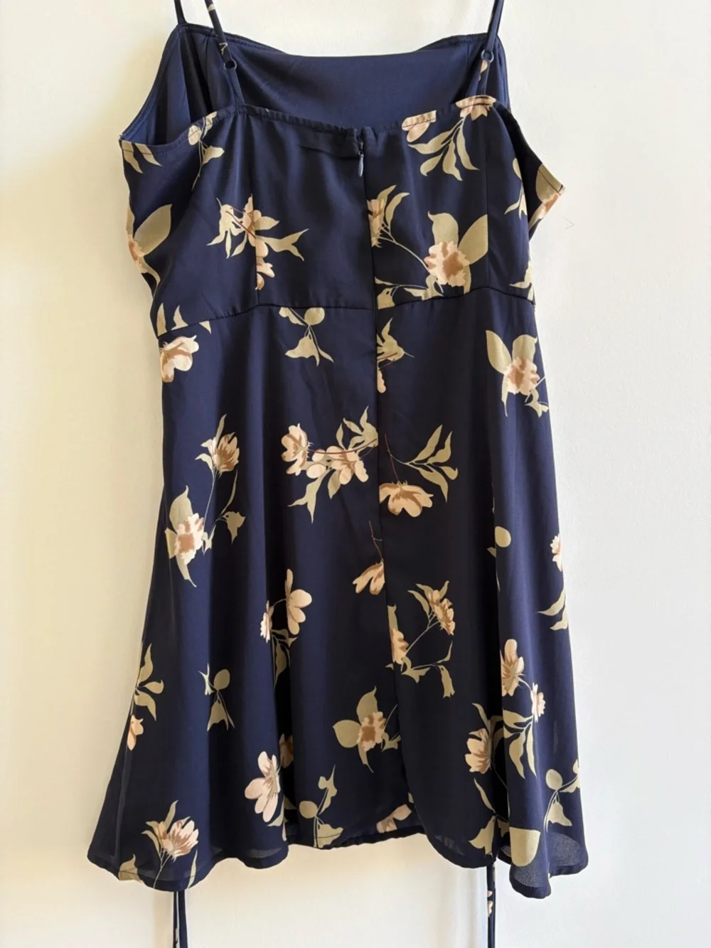 Lulu’s Navy Floral Spaghetti Strap Mini Dress - Picture 10 of 12